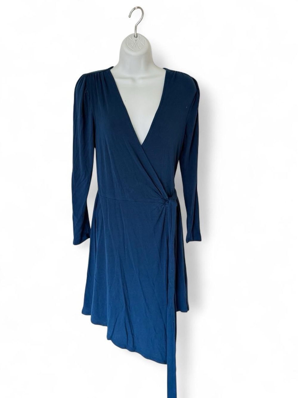 Free People wrap blue dress Size S